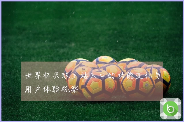 世界杯买球主站入口的功能变化与用户体验观察